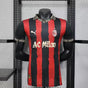 MAILLOT AC MILAN CONCEPT "noir, rouge" 2025/2026 Version Player