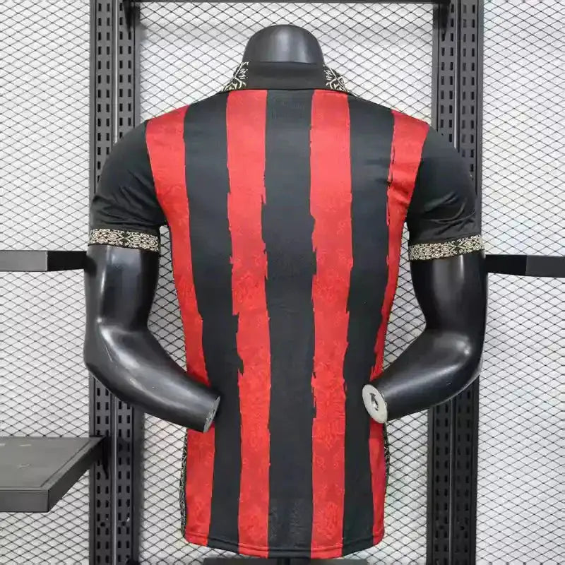 MAILLOT AC MILAN CONCEPT "noir, rouge" 2025/2026 Version Player YamaKits Foot