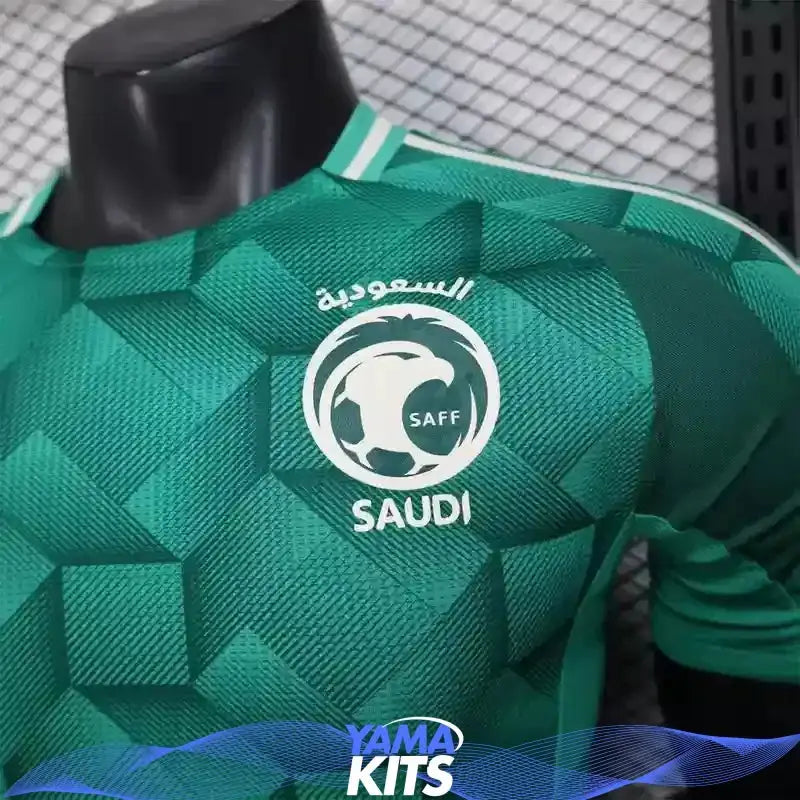 MAILLOT ARABIE SAOUDITE DOMICILE 2025/2026 Version Player YamaKits Foot