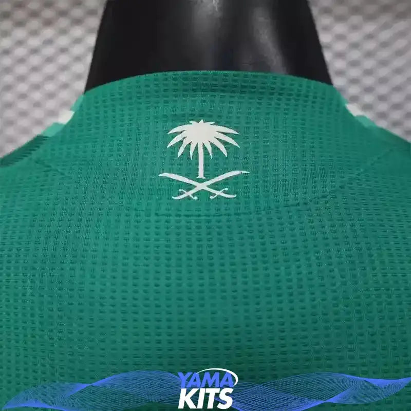 MAILLOT ARABIE SAOUDITE DOMICILE 2025/2026 Version Player YamaKits Foot