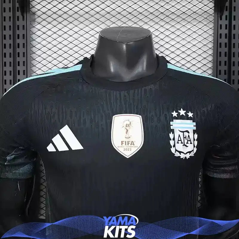 MAILLOT ARGENTINE GARDIEN "Noir" 2026/2027 Version Player YamaKits Foot