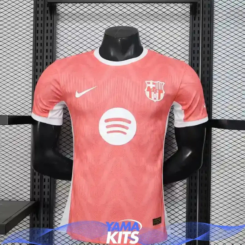 MAILLOT BARCELONE CONCEPT "rose, blanc" 2025/2026 Version Player YamaKits Foot