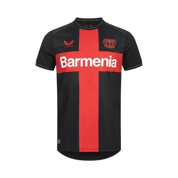 MAILLOT BAYER LEVERKUSEN DOMICILE 2023/2024 Version Player YamaKits Foot