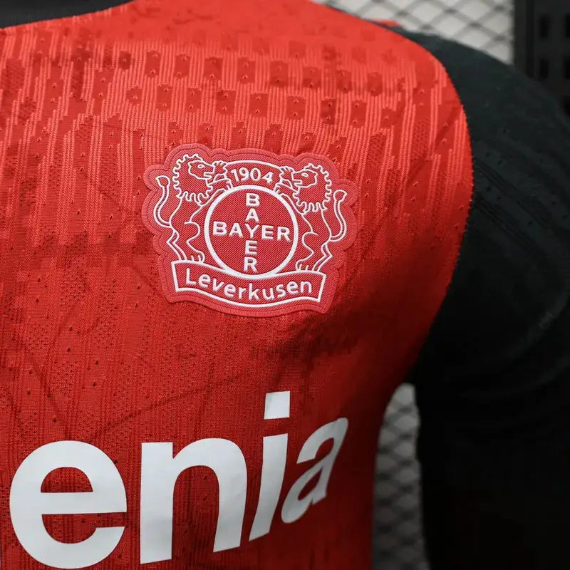 MAILLOT BAYER LEVERKUSEN DOMICILE 2024/2025 Version Player YamaKits Foot