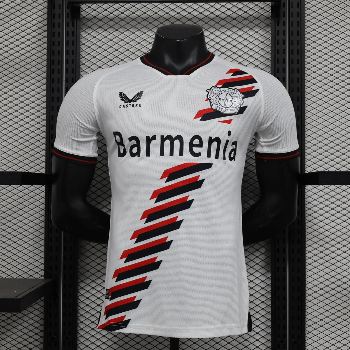 MAILLOT BAYER LEVERKUSEN EXTERIEUR 2023/2024 Version Player YamaKits Foot