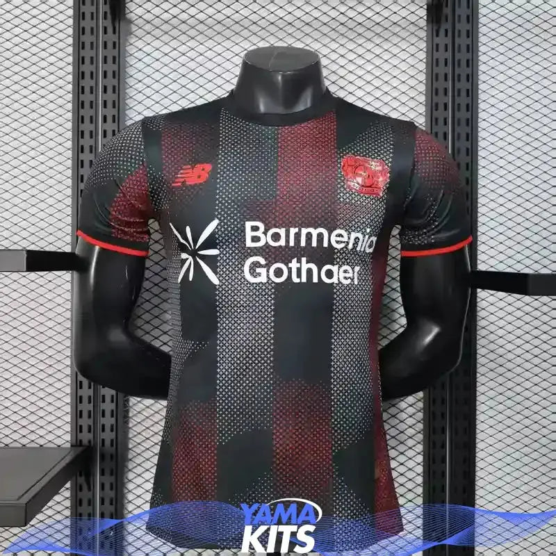 MAILLOT BAYERN LUVERKUSEN DOMICILE 2025/2026 Version Player YamaKits Foot