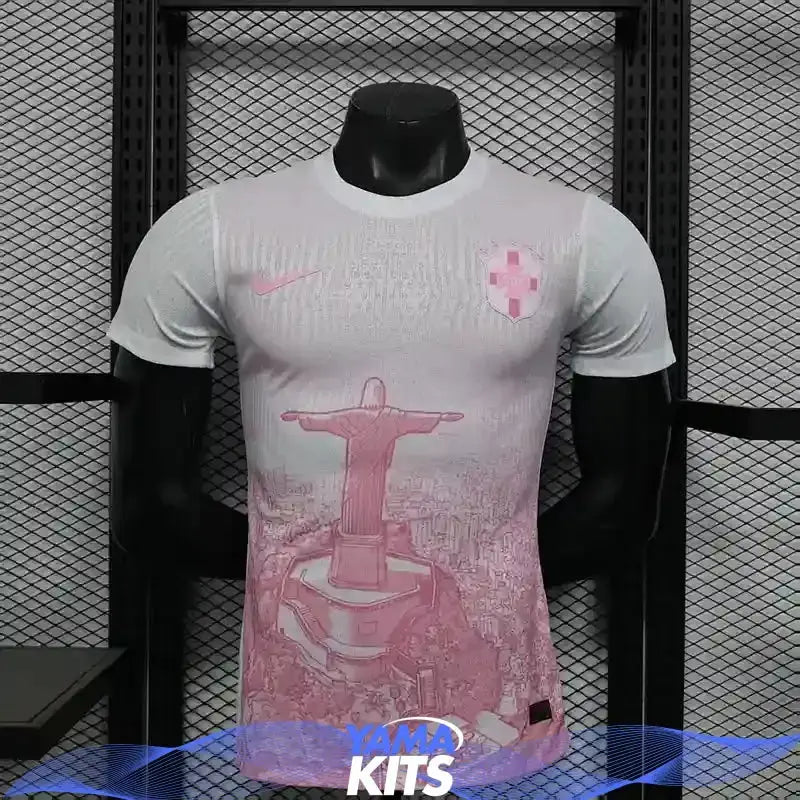 MAILLOT BRÉSIL CONCEPT « Rose » 2025/2026 Version Player YamaKits Foot