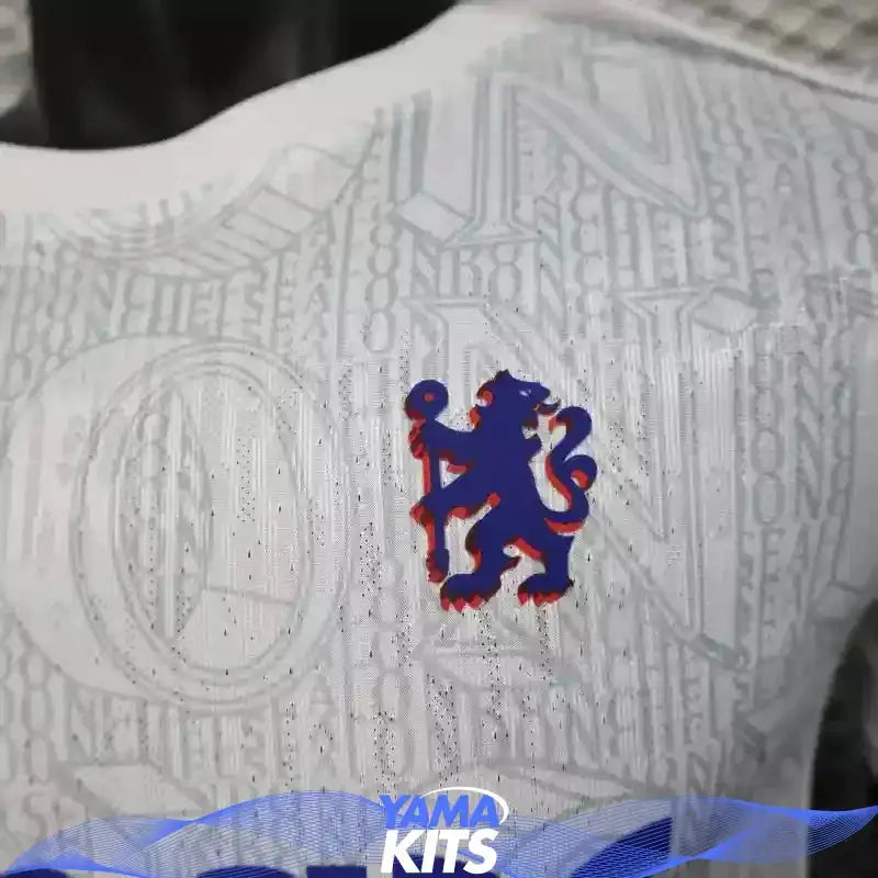 MAILLOT CHELSEA ENTREPRISE "Blanc" 2025/2026 Version Player YamaKits Foot