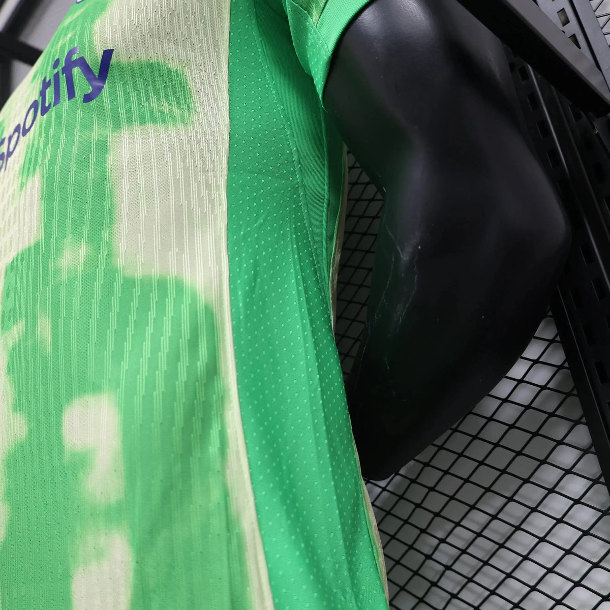 MAILLOT FC BARCELONE THIRD "Vert" 2024/2025 Version Player YamaKits Foot