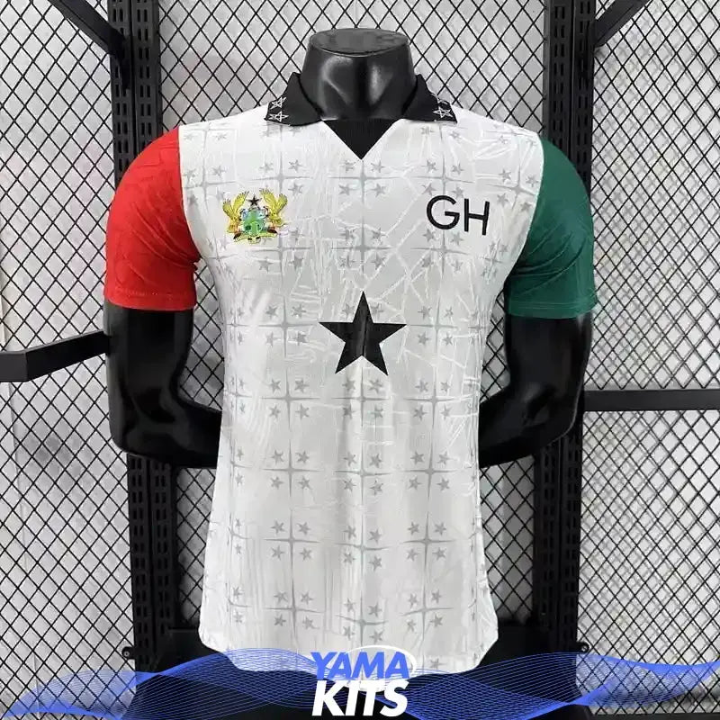 MAILLOT GHANA DOMICILE 2026/2027 Version Player YamaKits Foot