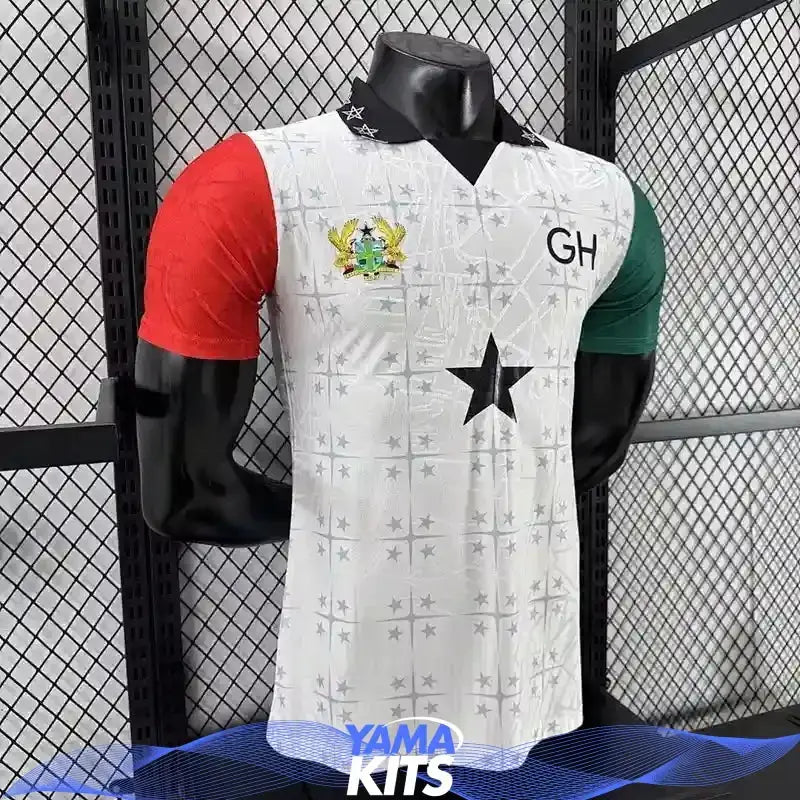 MAILLOT GHANA DOMICILE 2026/2027 Version Player YamaKits Foot