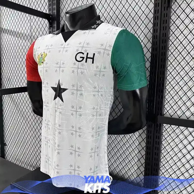 MAILLOT GHANA DOMICILE 2026/2027 Version Player YamaKits Foot