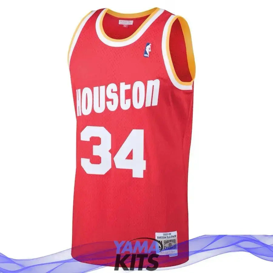 MAILLOT HAKEEM OLAJUWON HOUSTON ROCKETS VINTAGE YamaBasketball