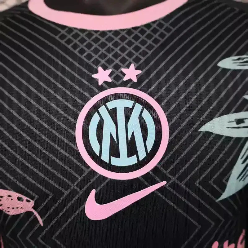 MAILLOT INTER MILAN CONCEPT "Serpent rose" 2024/2025 Version Player YamaKits Foot