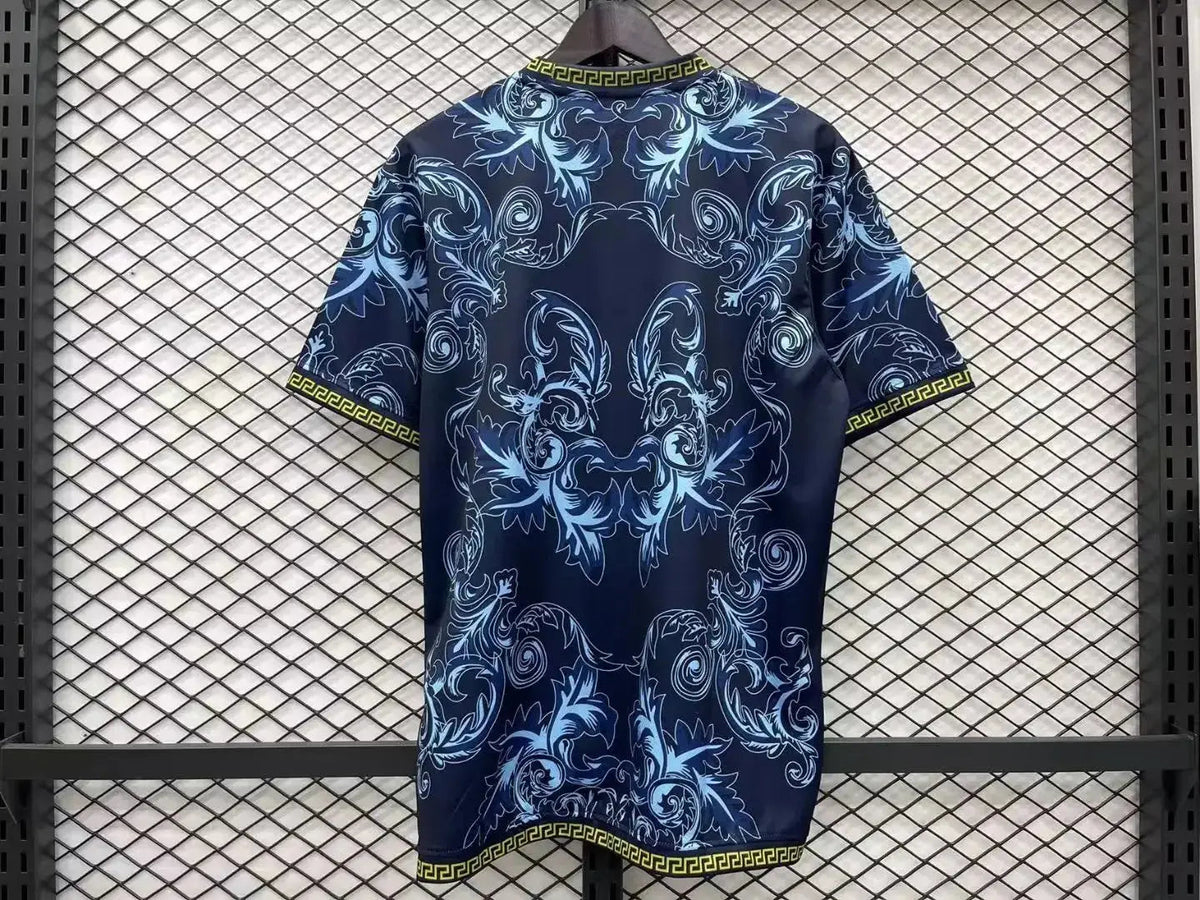 MAILLOT ITALIE CONCEPT EDITION VERSACE BLEU 2023/2024 YamaKits Foot
