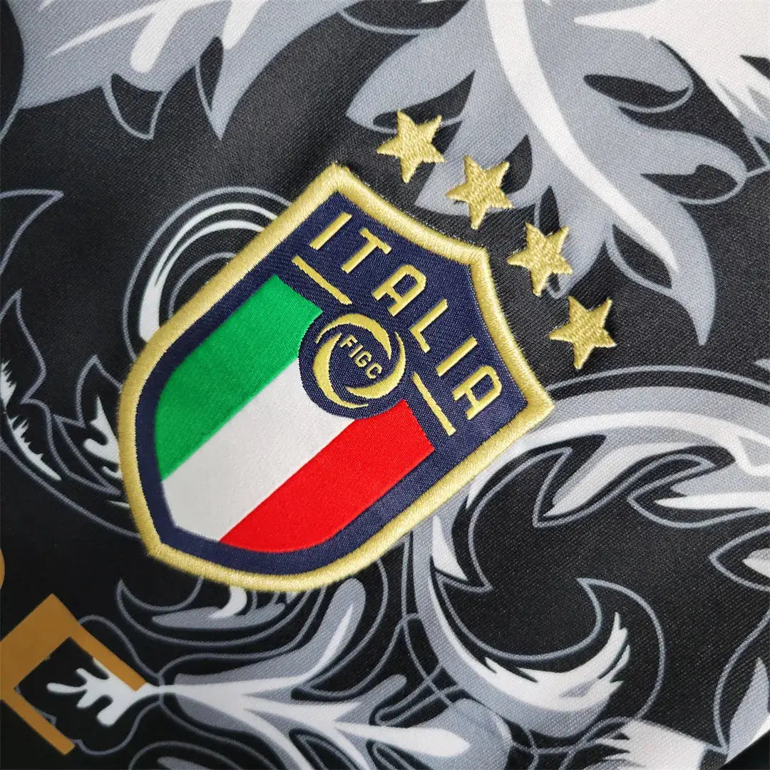 MAILLOT ITALIE CONCEPT EDITION VERSACE NOIR 2023/2024 YamaKits Foot