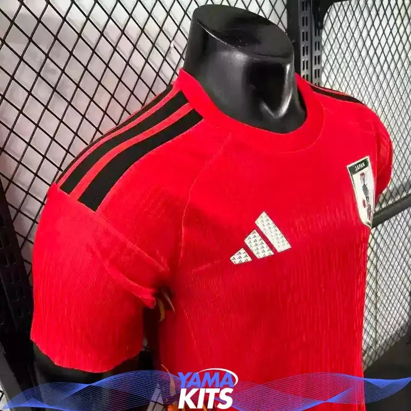 MAILLOT JAPON GARDIEN "Rouge" 2026/2027 Version Player YamaKits Foot