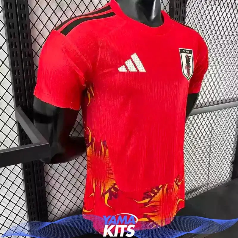 MAILLOT JAPON GARDIEN "Rouge" 2026/2027 Version Player YamaKits Foot