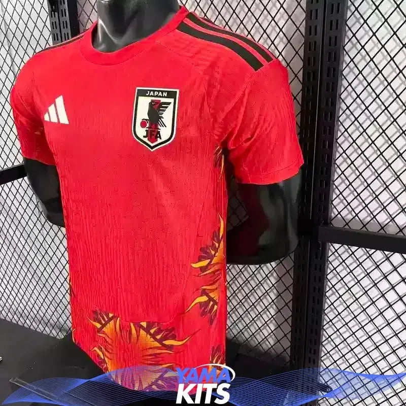 MAILLOT JAPON GARDIEN "Rouge" 2026/2027 Version Player YamaKits Foot
