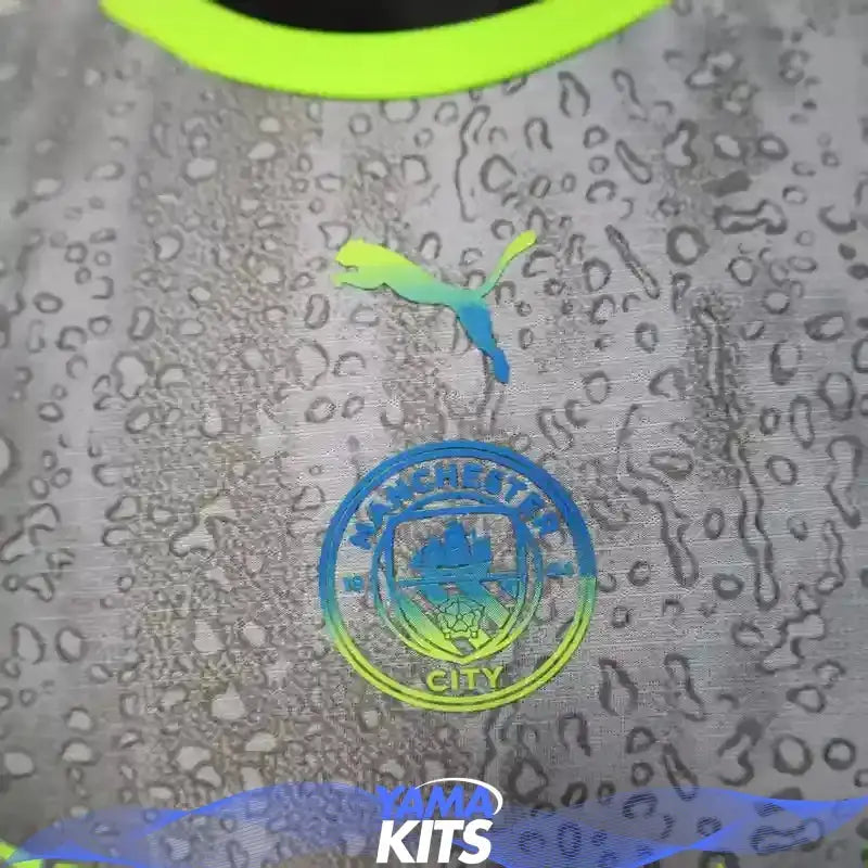 MAILLOT MANCHESTER CITY ÉXTERIEUR 2025/2026 Version Player YamaKits Foot