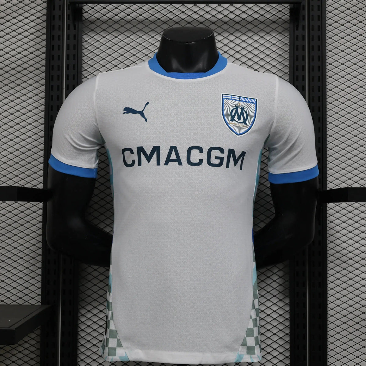 MAILLOT MARSEILLE DOMICILE 2024/2025 Version Player YamaKits Foot