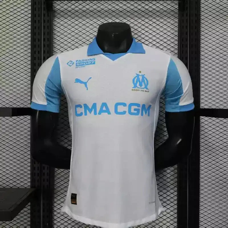 MAILLOT MARSEILLE DOMICILE 2025/2026 Version Player YamaKits Foot