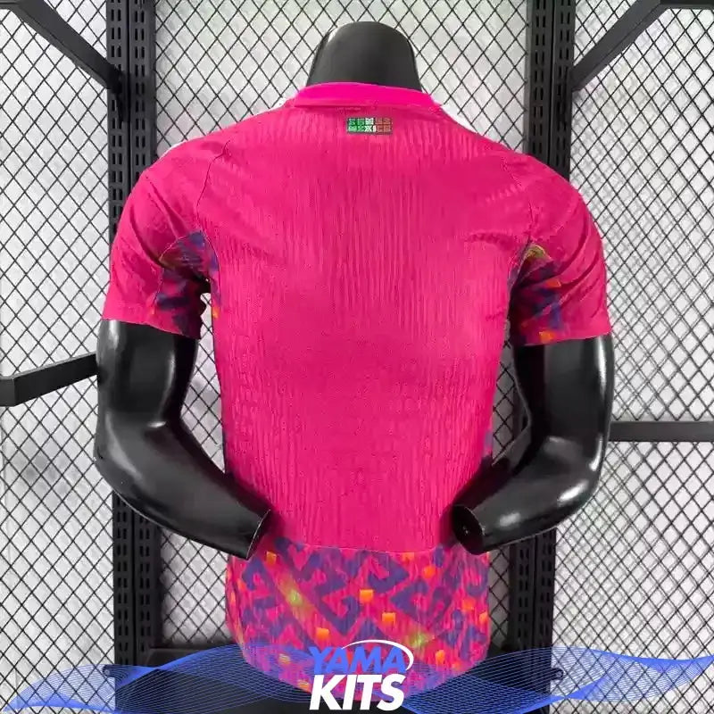 MAILLOT MÉXIQUE GARDIEN "Rose" 2026/2027 Version Player YamaKits Foot