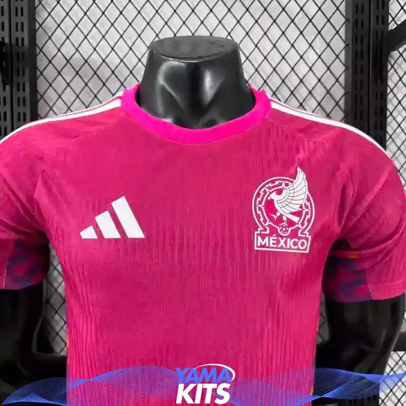 MAILLOT MÉXIQUE GARDIEN "Rose" 2026/2027 Version Player YamaKits Foot