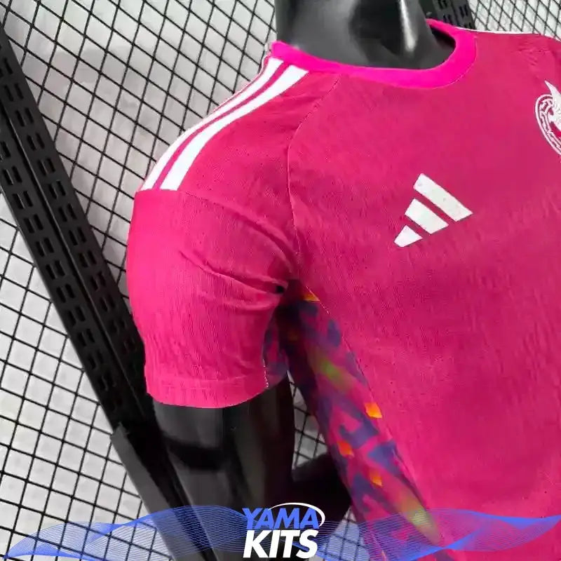 MAILLOT MÉXIQUE GARDIEN "Rose" 2026/2027 Version Player YamaKits Foot