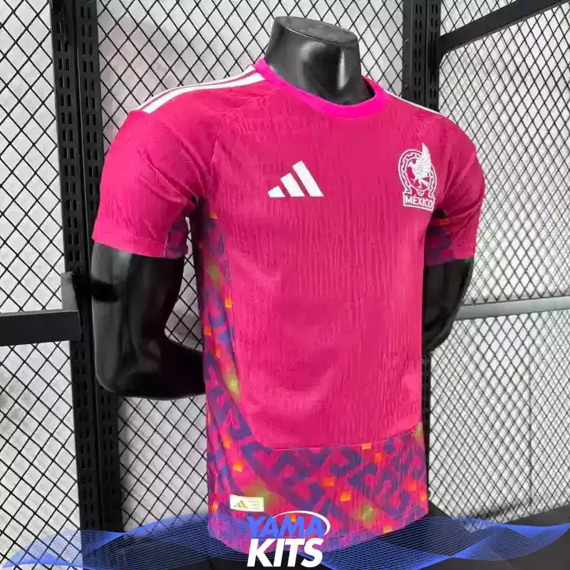 MAILLOT MÉXIQUE GARDIEN "Rose" 2026/2027 Version Player YamaKits Foot