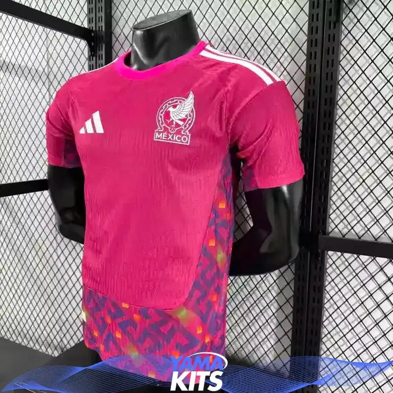 MAILLOT MÉXIQUE GARDIEN "Rose" 2026/2027 Version Player YamaKits Foot
