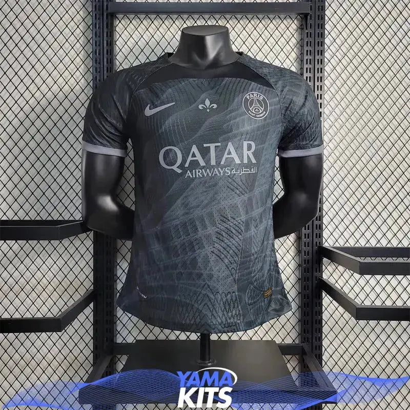 MAILLOT PARIS SG CONCEPT "Black" 2023/2024 Version Player YamaKits Foot