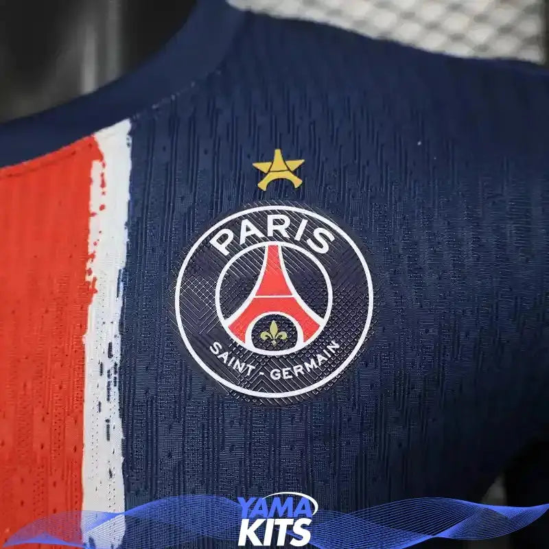 MAILLOT PARIS SG DOMICILE "étoile" 2024/2025 Version Player YamaKits Foot