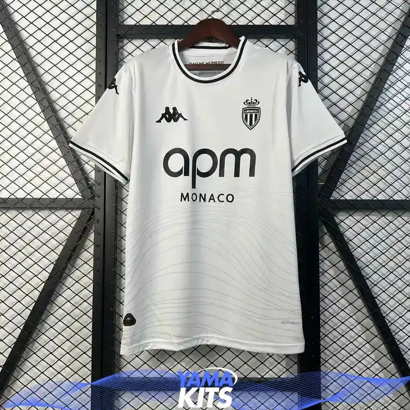 Maillot AS Monaco extérieur "Blanc" 2025/2026 YamaKits Foot
