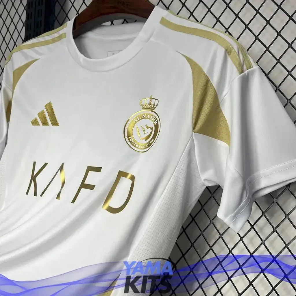 Maillot Al Nassr Third "Or,Blanc" 2024/2025 YamaKits Foot
