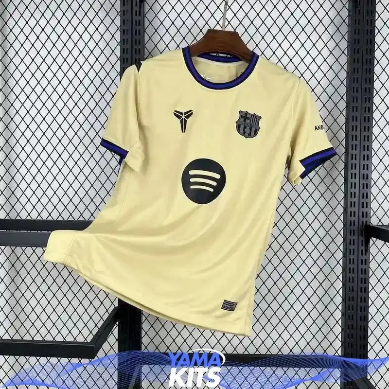 Maillot Barcelone extérieur "beige" 2025/2026 YamaKits Foot