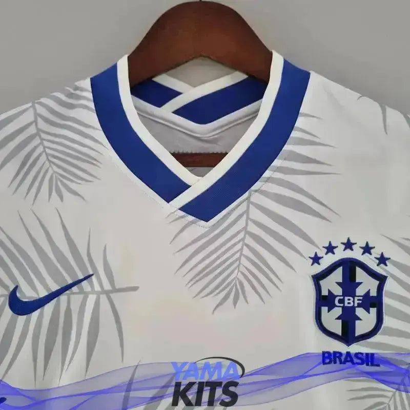 Maillot Brésil Concept « feuilles bleues » 2024/2025 YamaKits Foot