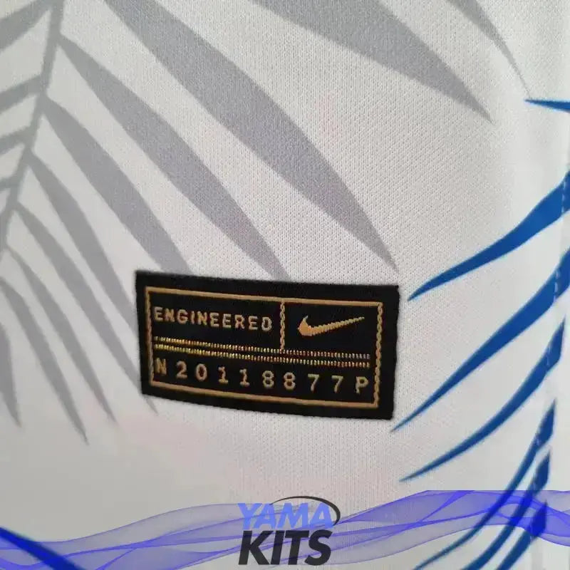 Maillot Brésil Concept « feuilles bleues » 2024/2025 YamaKits Foot