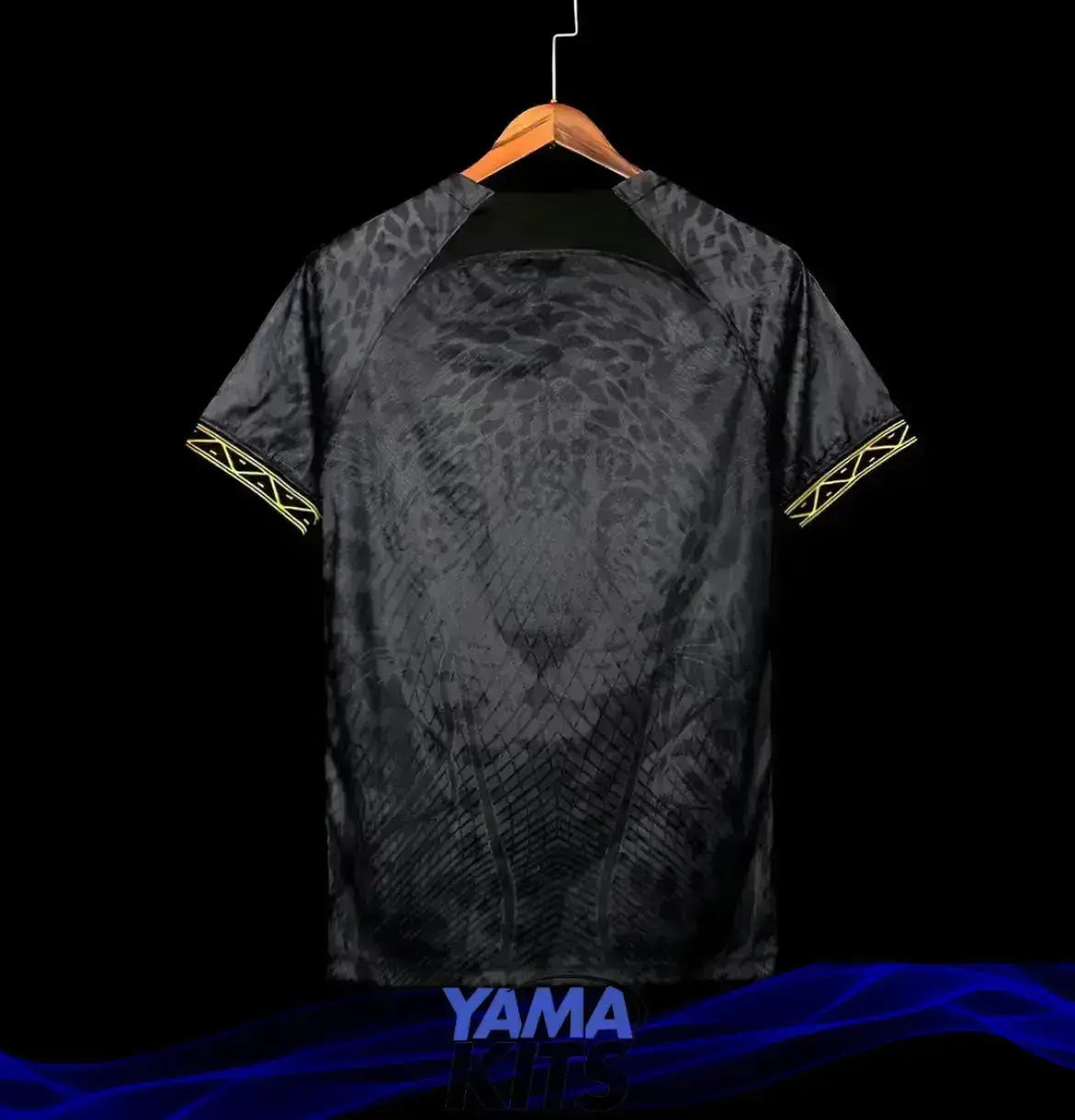 Maillot Brésil Concept noir « Lion » 2024/2025 YamaKits Foot