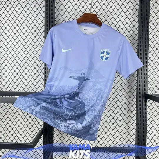 Maillot Brésil concept « Bleu » 2025/2026 YamaKits Foot