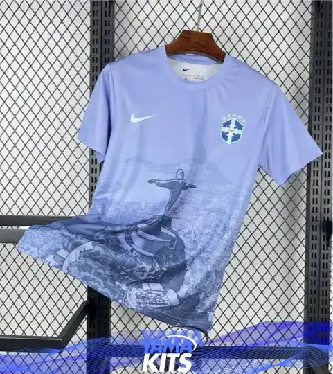 Maillot Brésil concept « Bleu » 2025/2026 YamaKits Foot