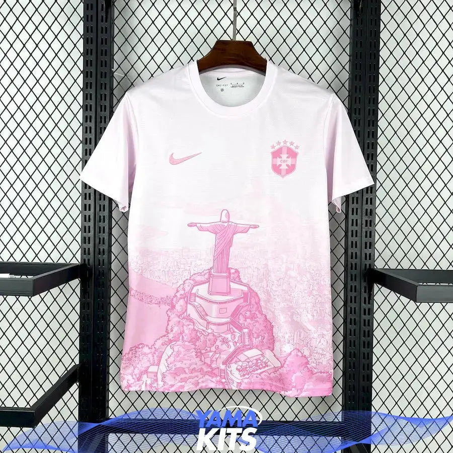 Maillot Brésil concept « Rose » 2025/2026 YamaKits Foot