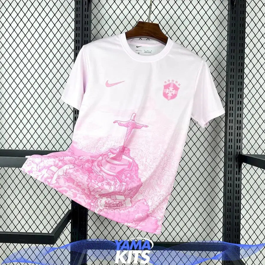 Maillot Brésil concept « Rose » 2025/2026 YamaKits Foot