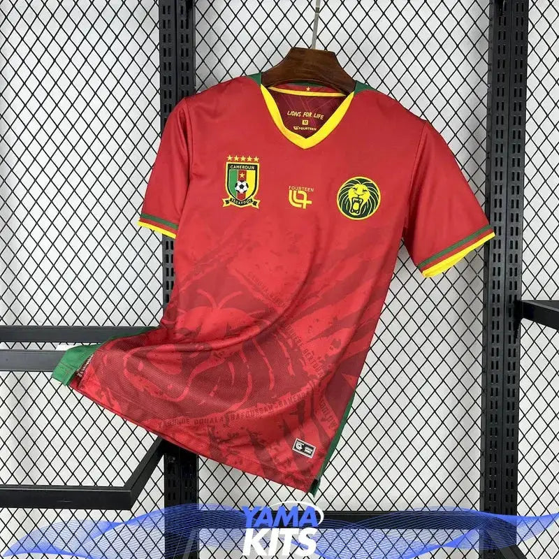 Maillot Cameroun extérieur "Rouge" 2025/2026 YamaKits Foot