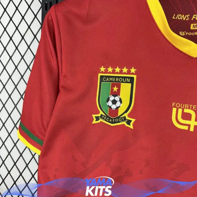 Maillot Cameroun extérieur "Rouge" 2025/2026 YamaKits Foot