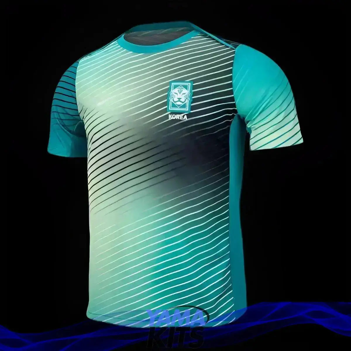 Maillot Corée du Sud Avant match "Fluo" 2024/2025 YamaKits Foot