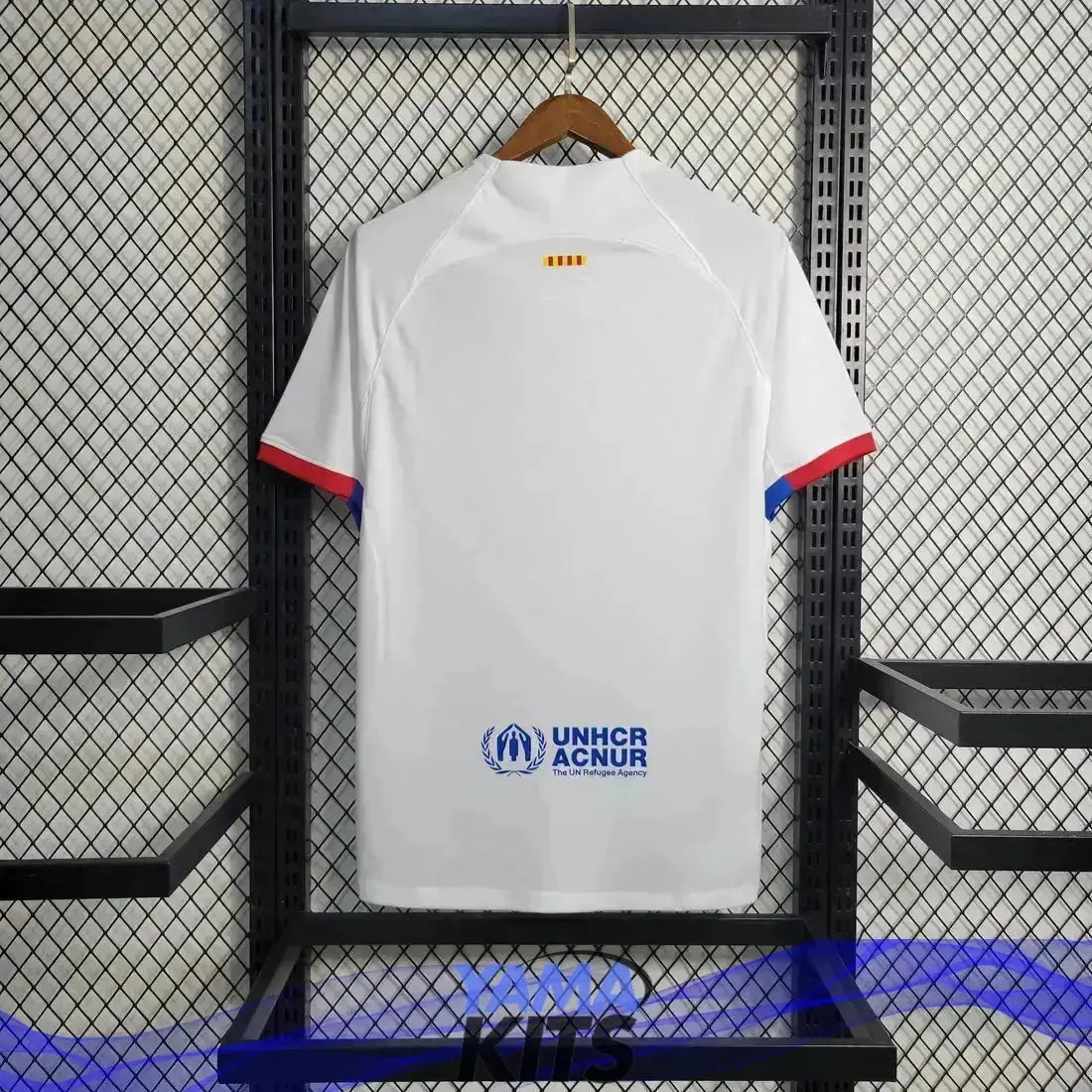 Maillot Extérieur du Barcelone « blanc » 2023-2024 YamaKits Foot