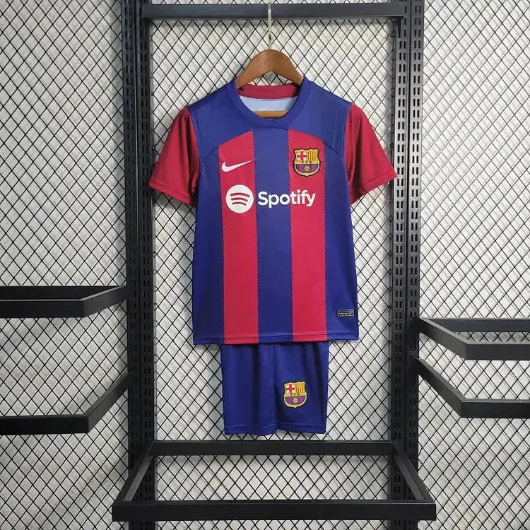 Maillot FC Barcelone enfant Domicile 2023/2024 YamaKits Foot