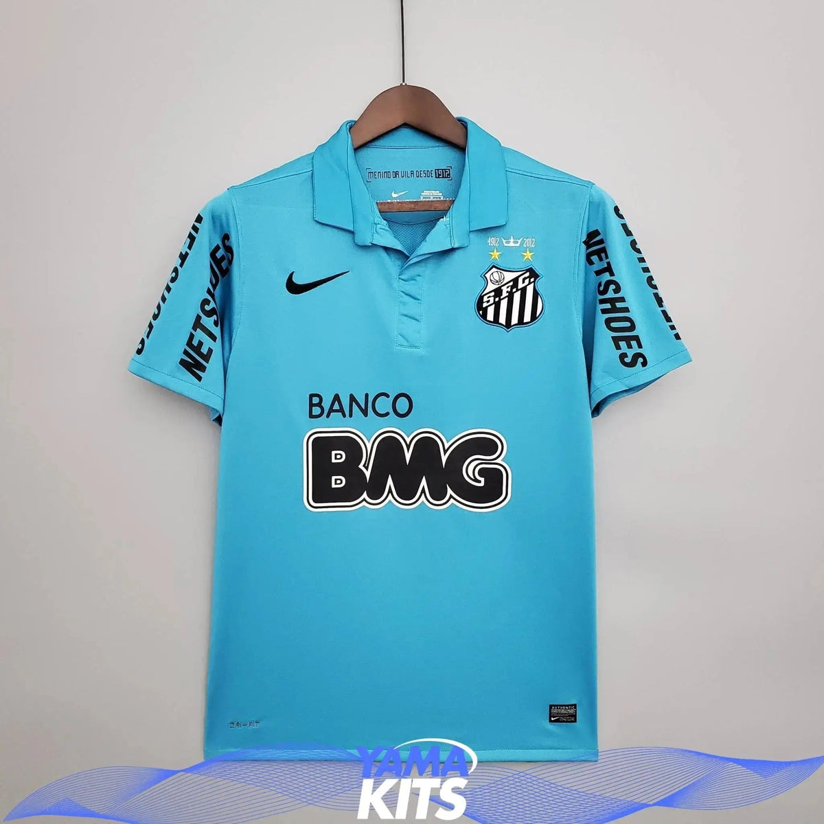 Maillot FC Santos Retro "Bleu" 2012/2013 YamaKits Foot