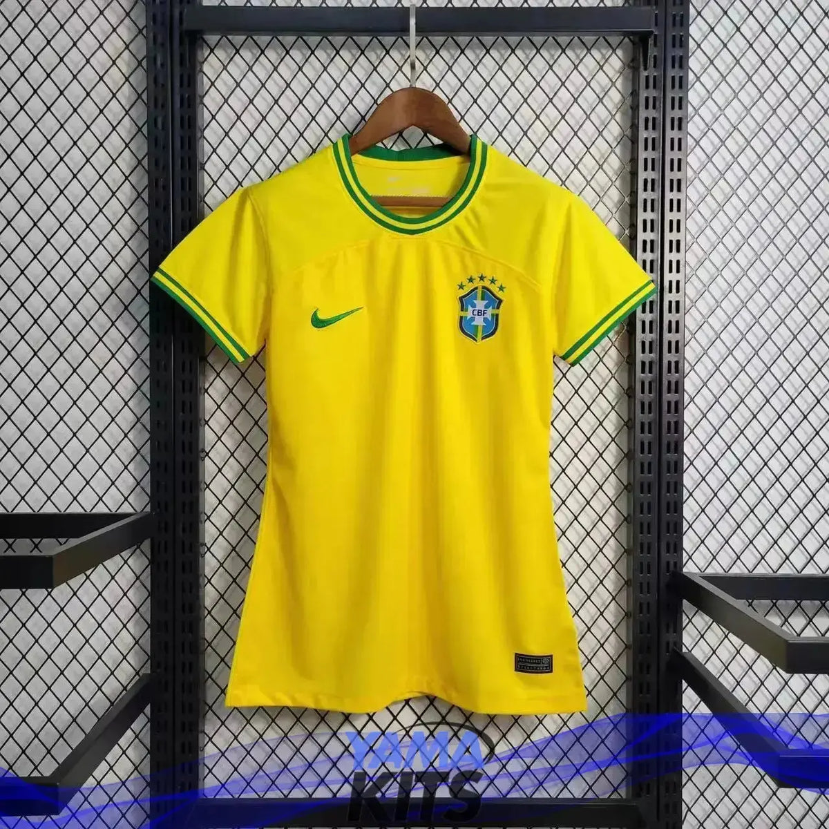 Maillot Femme Brésil/Brazil Concept "Jaune" 2022/2023 YamaKits Foot